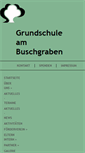 Mobile Screenshot of grundschuleambuschgraben.de